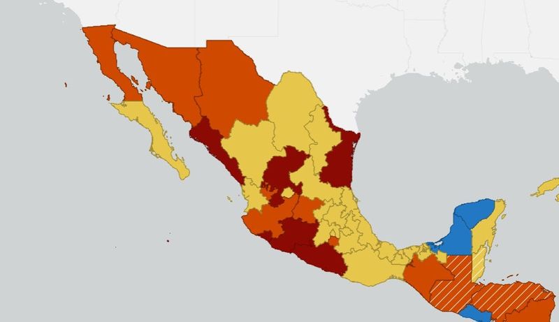 The U.S. Department of State currently advises Americans not to travel to these Mexican states: Colima, Guerrero, Michoacán, Sinaloa, Tamaulipas and Zacatecas.