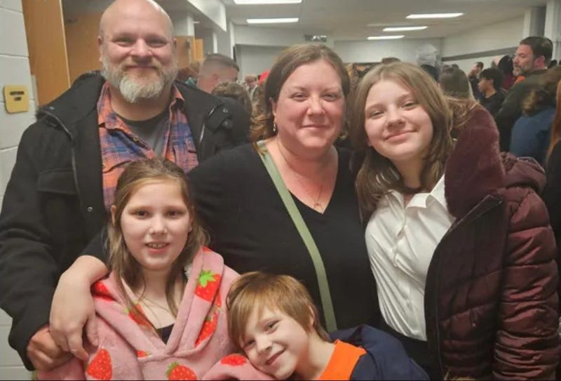 Doug Chmiel and his family.
