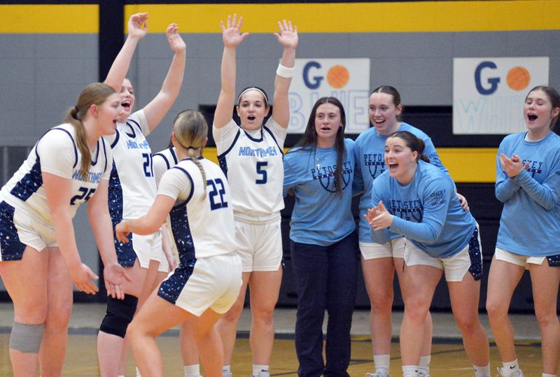 For the third time in less than a week, the Petoskey girls basketball team will deal with a shift in the schedule, as their quarterfinal basketball game moves to Houghton Lake.