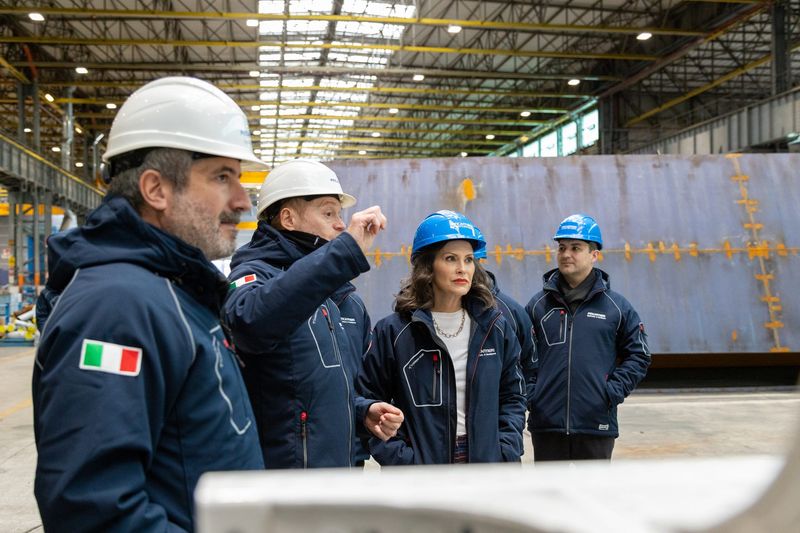 Gov. Gretchen Whitmer met with Italian shipbuilding group Fincantieri, which partners with the University of Michigan’s Naval Architecture & Marine Engineering, during her February trade mission to Italy, according to her office.
