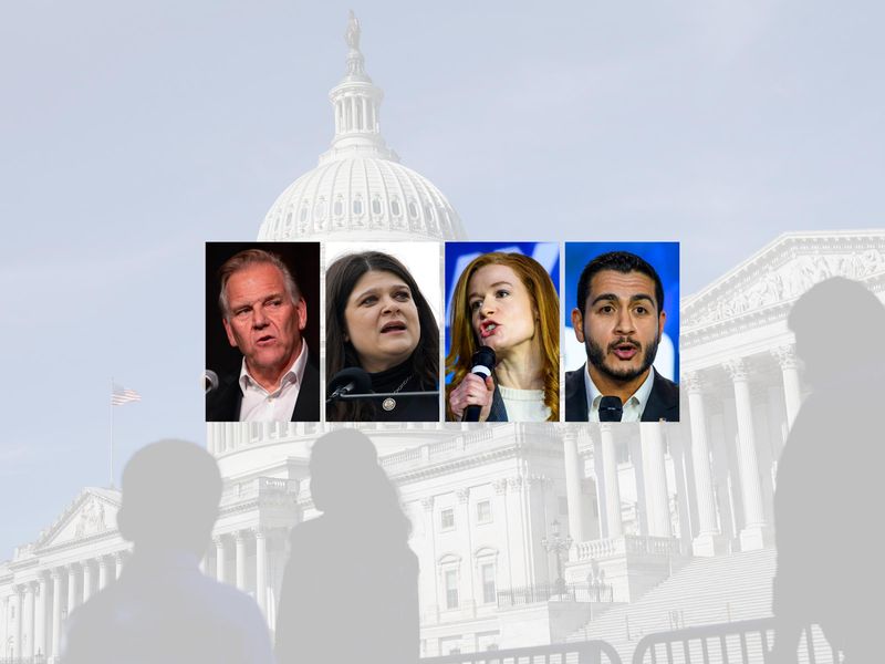 Michigan U.S. Senate candidates Mike Rogers, Haley Stevens, Mallory McMorrow and Abdul El-Sayed.