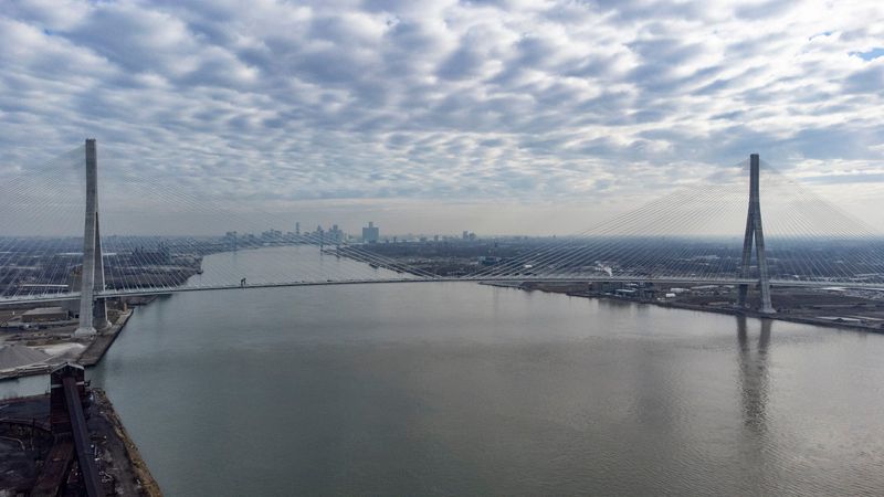 The Gordie Howe Bridge photographed on Thursday, March 19, 2026.