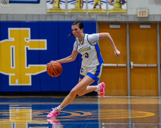 Imlay City's Alexis Bruyere pushes the ball during a game earlier this season.