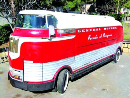 GM's Futurliner buses carried concept cars and other products to its Motorama shows in the 1950s and '60s.