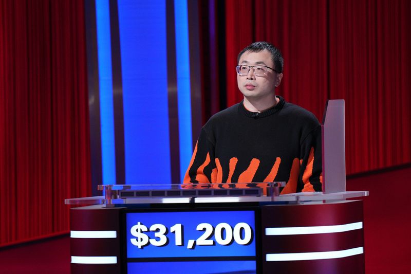 Jamie Ding of New Jersey competes on the April 2, 2026 episode of "Jeopardy!"