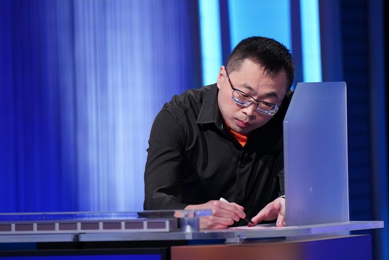 Jamie Ding is seen during the March 20, 2026, episode of "Jeopardy!"