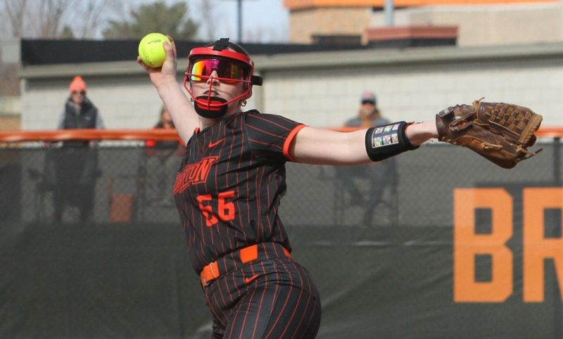 Freshman Bailey Hill pitched Brighton's first shutout of Hartland since 2012.