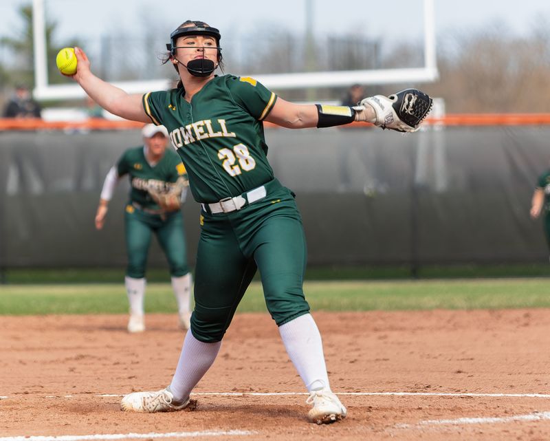Howell's Allison Ulanowski didn't allow a hit in eight innings of pitching against Novi.