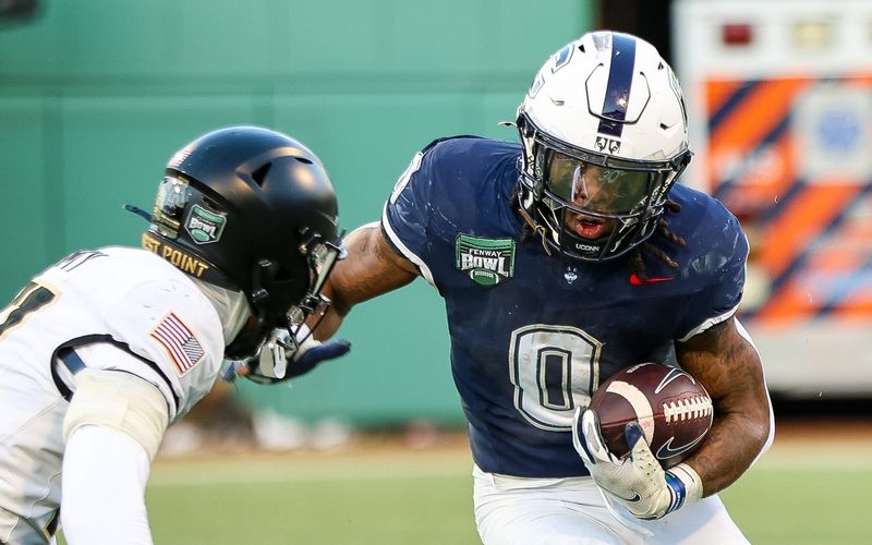 New Michigan State running back Cam Edwards tallied 1,240 yards and 15 touchdowns last season at Connecticut.