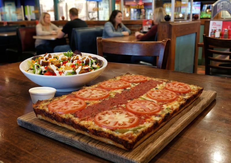 For every Eastern Market Veggie Pizza and Earthworks Garden Veggie Salad sold at Buddy's Pizza, $1 will be donated to the Capuchin Soup Kitchen.