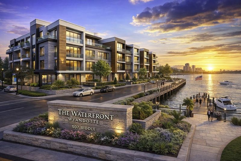 A rendering of the proposed Waterfront Wyandotte lofts.