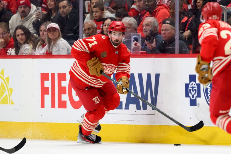 Dylan Larkin ranked second on the Wings in goals (34) and third in points (67) last season.
