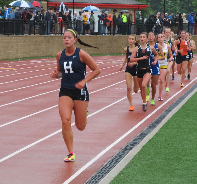 Avery Evenson of Hartland holds the Livingston County girls 1,600-meter record.