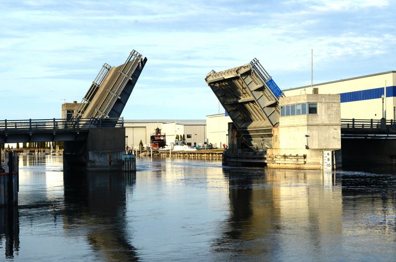 The Michigan Department of Transportation raised the U.S. 23 bascule bridge in Cheboygan on April 13, 2026 as a preventative measure while officials continue monitoring water levels at the Cheboygan Lock and Dam Complex.