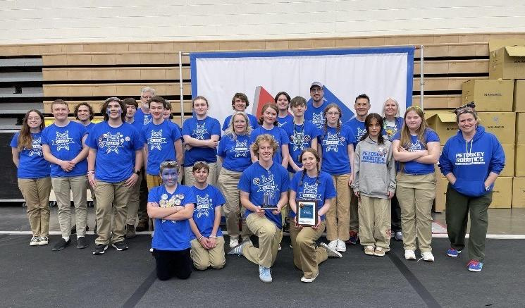 The Petoskey High School FIRST Robotics team will compete at the state championships at Saginaw Valley State University April 16-18, 2026.