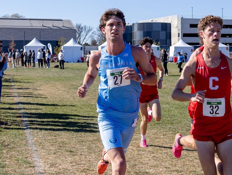 Former Pinckney star Gavin White (27) qualified for the Boston Marathon after completing his cross country and track career at Columbia University. He is the fastest of Livingston County's 16 entrants in Monday's race.