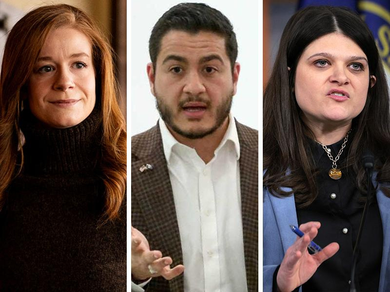 From left: State Sen. Mallory McMorrow, former Wayne County Health Director Abdul El-Sayed and Rep. Haley Stevens.