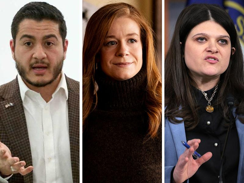 From left: Former Wayne County Health Director Abdul El-Sayed, state Sen. Mallory McMorrow and Rep. Haley Stevens. REUTERS, Emily Elconin, Ryan Garza, Detroit Free Press, Kayla Bartkowski, Getty Images