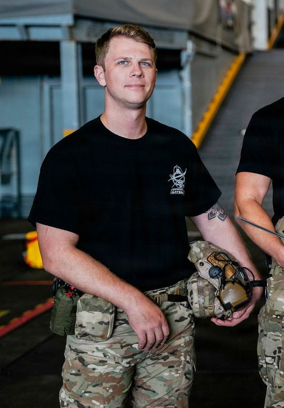 Hospital Corpsman 1st Class Steve Kapala, who was raised in Alpena, helped recover the Artemis II crew from the Orion capsule.