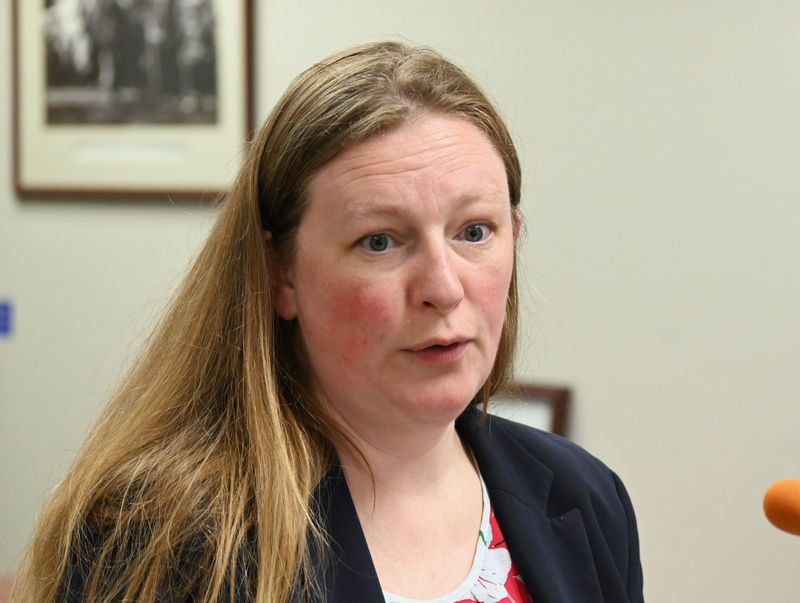 Chief Assistant Prosecutor Nora Geiger is in charge of the office after former prosecutor Zack Stempien was named circuit judge.