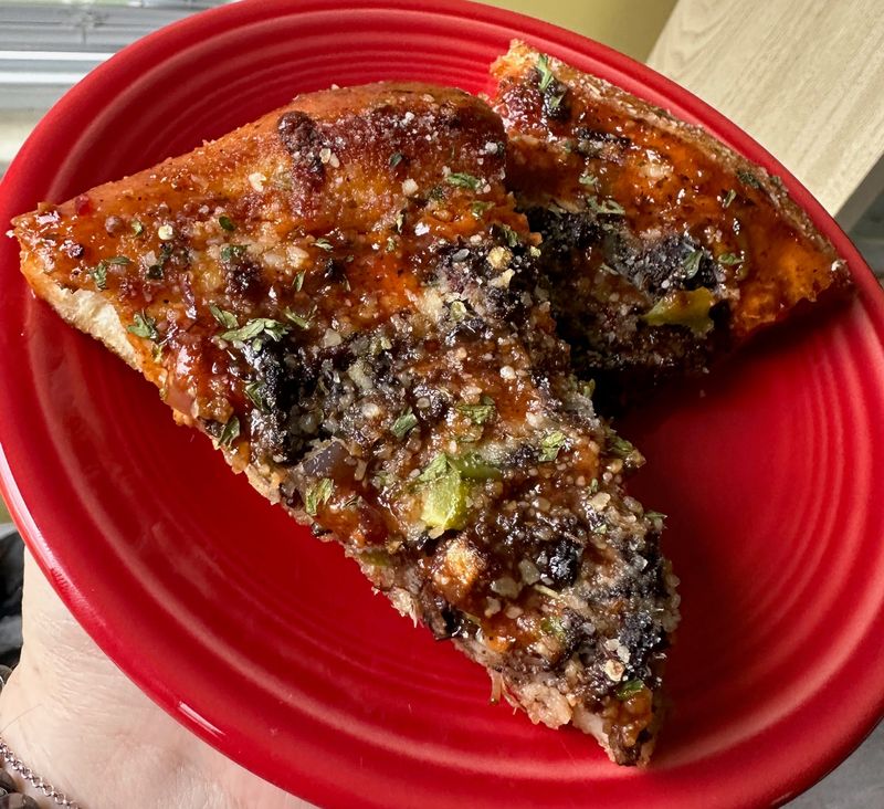 Brightmoor Family Grille's impressive oxtail pizza.