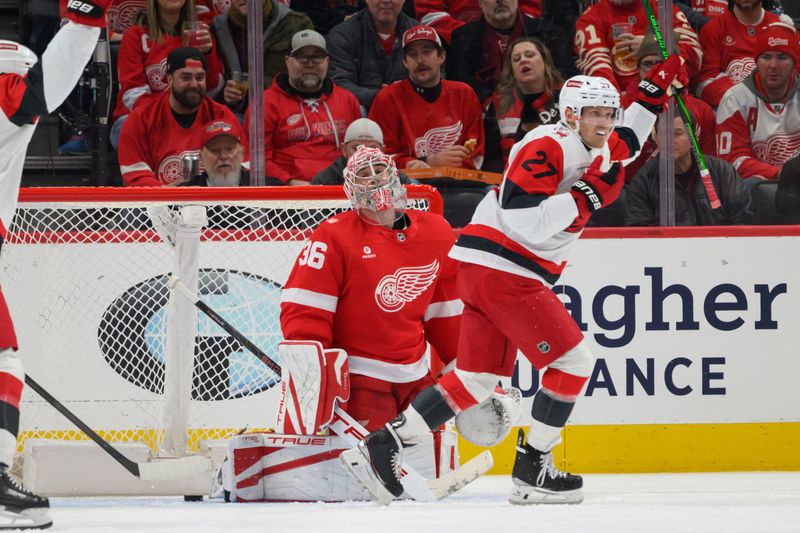 John Gibson and the Red Wings only won eight of their final 24 games (8-12-4).