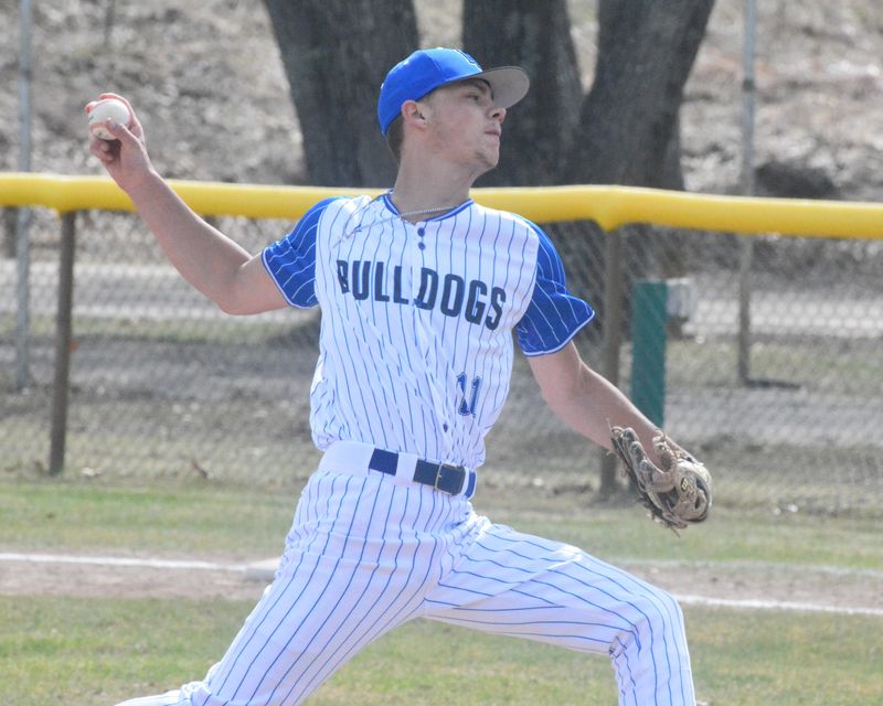 Inland Lakes and Onaway went to battle in a Ski Valley baseball doubleheader at Cooperation Park in Indian River on Friday, April 17.