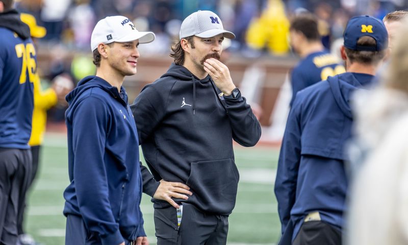 Michigan football QB coach Koy Detmer Jr.