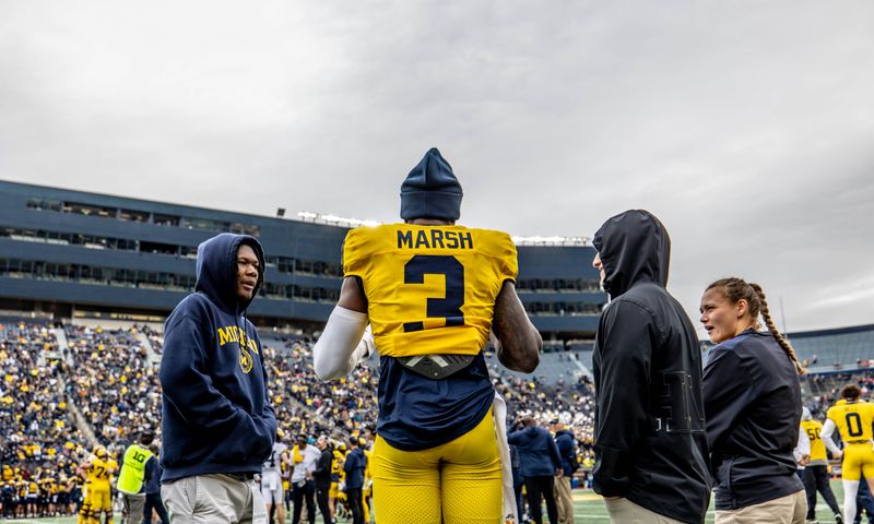 Michigan football WR Andrew Marsh