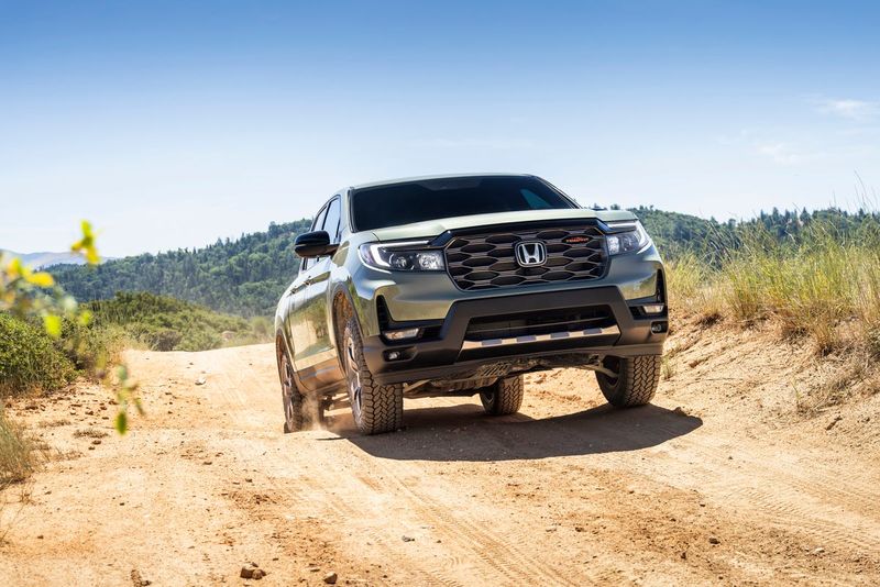 The 2026 Honda Ridgeline has standard all-wheel drive and a 7.3 cubic-foot trunk under its bed.
