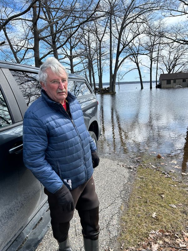 Grant Township Supervisor Gil Archambo on Sunday, April 19, 2026.