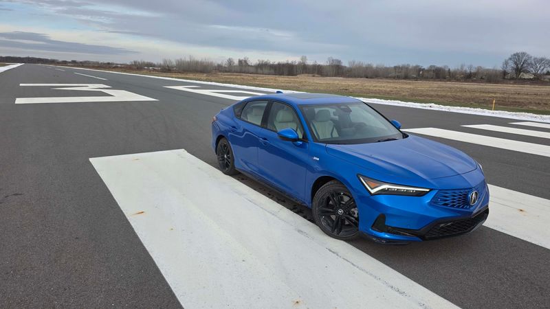 The 2026 Acura Integra is the entry-level Acura sedan and offers a stick shift on its A-Spec with Technology Package trim.