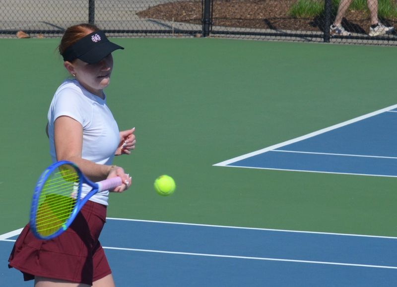 Holland Christian's Camryn Nadig has committed to play tennis at Calvin next year.