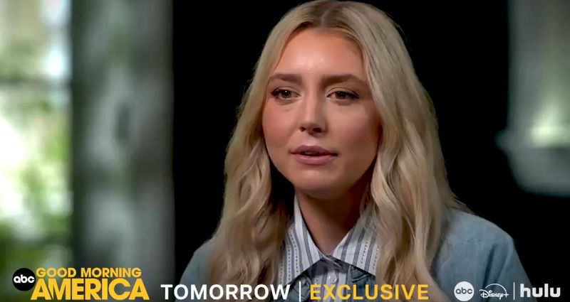 A screengrab of Paige Shiver's appearance on ABC's Good Morning America.