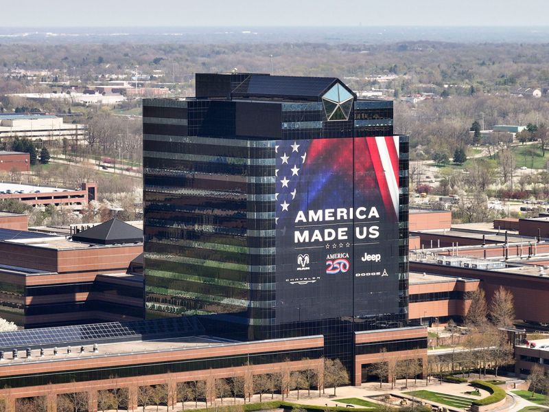 Stellantis North America Headquarters, in Auburn Hills, April 23, 2026.