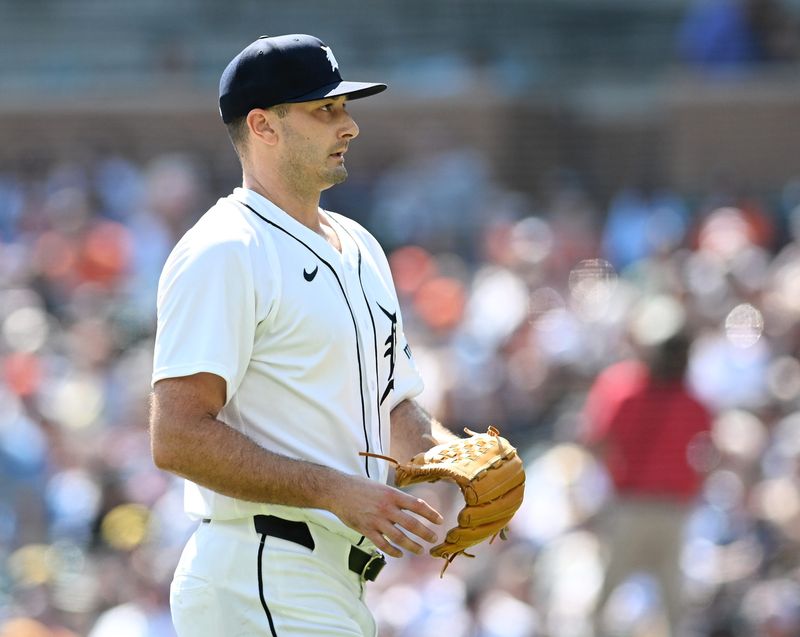 Tigers reliever Burch Smith, shown here last month, pitched 1.1 scoreless innings in Sunday's loss to the Blue Jays.