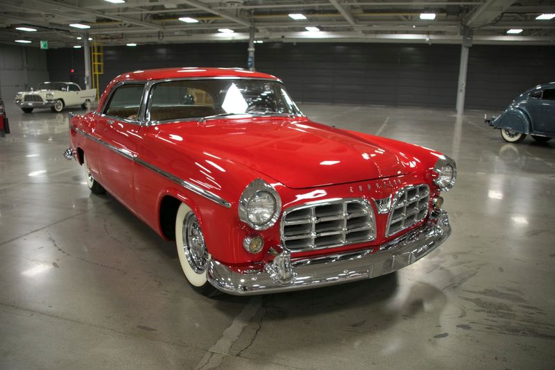 A 1955 Chrysler 300 is displayed at The Conner Center in Detroit on Wednesday, March 21, 2018.