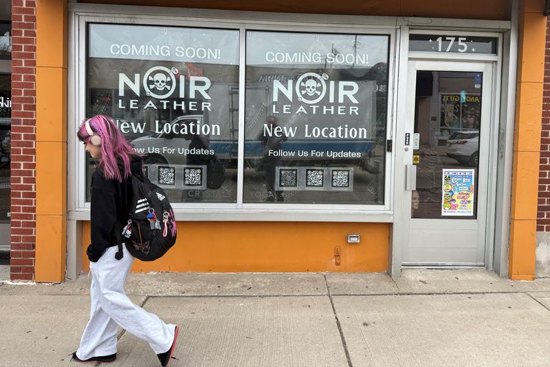 Noir Leather, which had been in downtown Royal Oak for more than 40 years, is moving to Ferndale, according to the storefront on Monday, April 27, 2026.