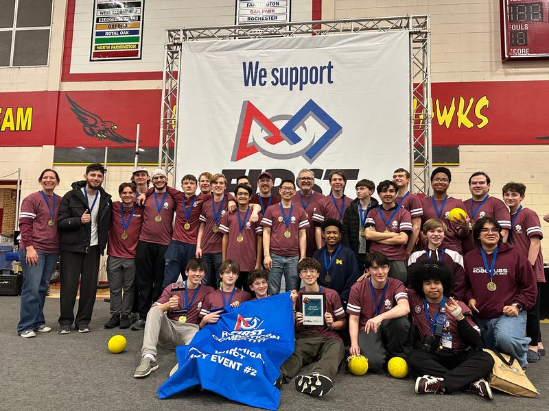 The road to Houston this year for the robotics team representing University of Detroit Jesuit High School & Academy, included a victory in April at a FIRST Robotics district competition in Troy.