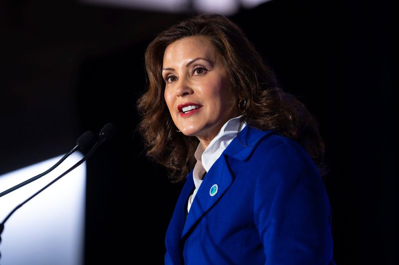 Michigan Governor Gretchen Whitmer in Flint on Monday, June 5, 2023.