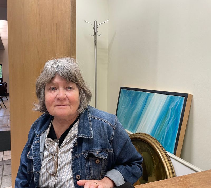 Ande McCarthy, of Fort Gratiot, Michigan, at Our Lady of Fatima Church in Oak Park, Michigan, on April 25, 2026.