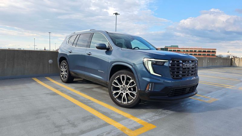 The 2026 GMC Acadia comes standard in front-wheel-drive, then can be optioned with AWD in models like the Denali Ultimate and AT4.