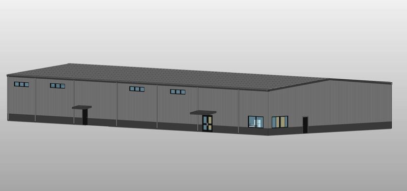 A rendering of a 12,000-square-foot sports facility under construction off Lansing Road in Haslett.
