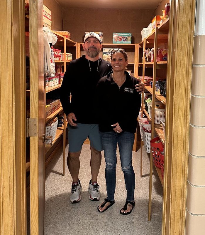 Ben and Kelsey Starr of Temperance are creating in-school pantry spaces that provide immediate access to free food with no questions asked.