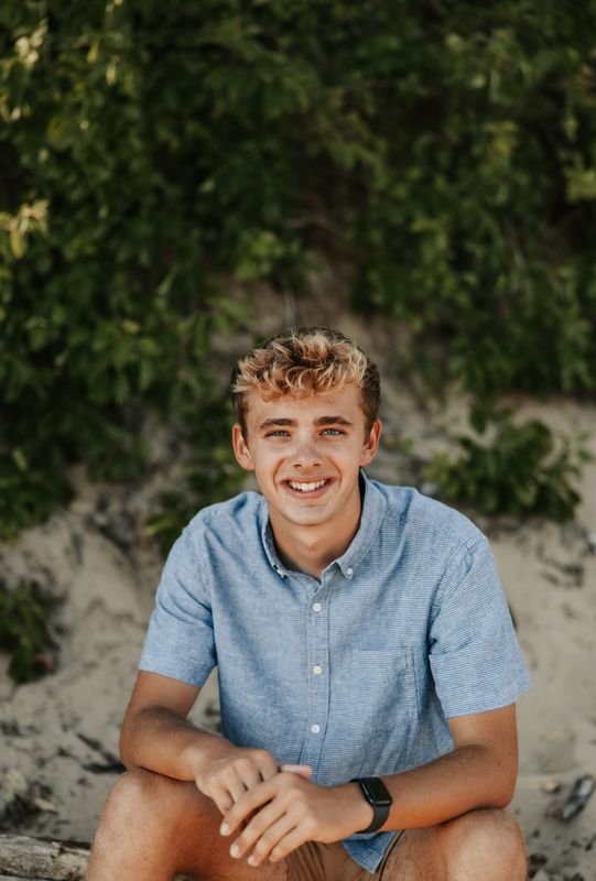Holland Christian High School student Gavin Lubbers.
