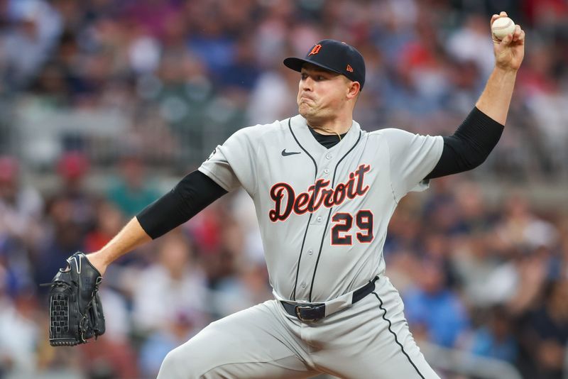 Tigers ace Tarik Skubal allowed two runs on five hits in seven innings Wednesday night against the Atlanta Braves.