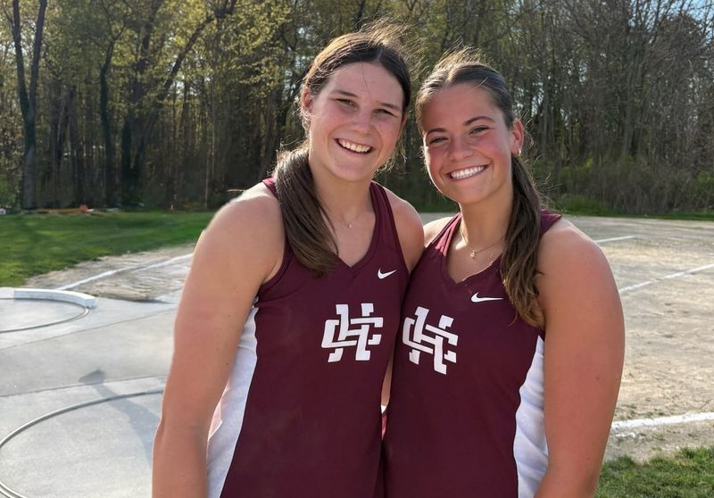 Holland Christian's Kate Van Appledorn and Miya DeBlecourt are record-holders in track and field.