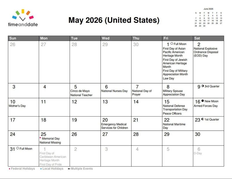 May 2026 calendar
