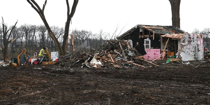 Homes on Prairie Rose Lane, destroyed in the tornado, could receive SBA loans now under the disaster declaration.