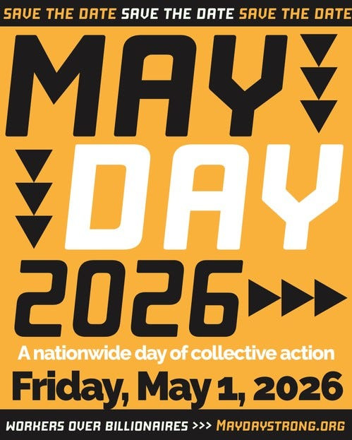 May Day, May 1, poster.
